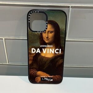 Casetify Da Vinci Mona Lisa Phone Case - Black and Brown